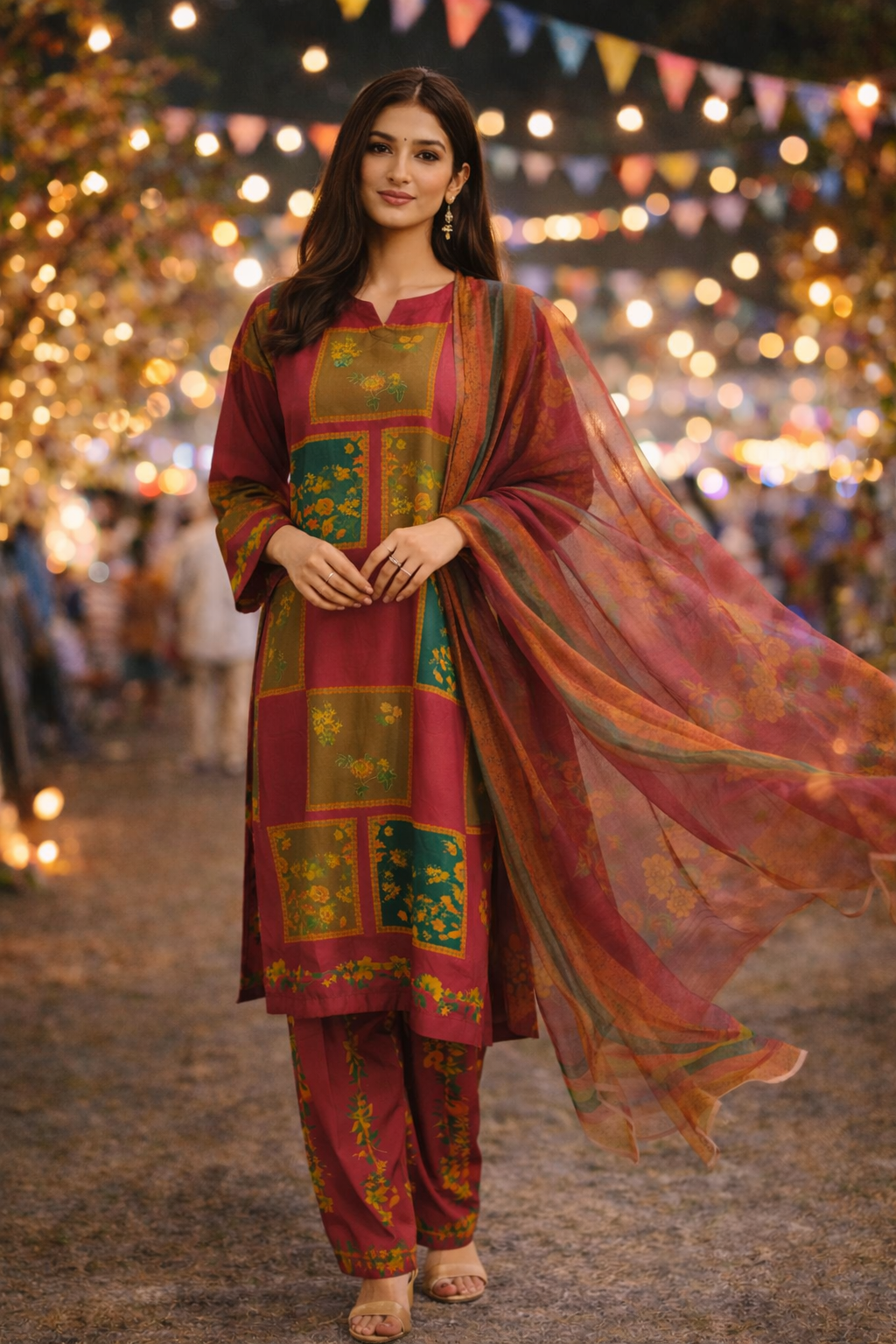 🌺 Virsa 3 Piece Premium 4 Season Suit – Stitched Lawn Dress for Women | Femmi Prets Pakistan 👗✨