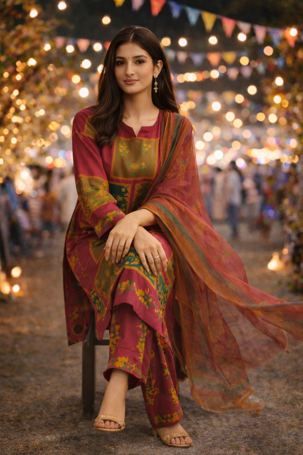 🌺 Virsa 3 Piece Premium 4 Season Suit – Stitched Lawn Dress for Women | Femmi Prets Pakistan 👗✨